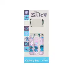 Asda Lilo & Stitch Simply 3pc SS Cutlery Set offer
