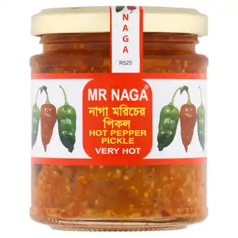 Iceland Mr Naga Hot Pepper Pickle 190g offer