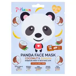 Morrisons 7th Heaven Panda Face Mask offer