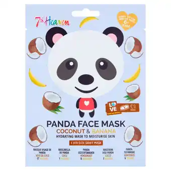 Morrisons 7th Heaven Panda Face Mask offer