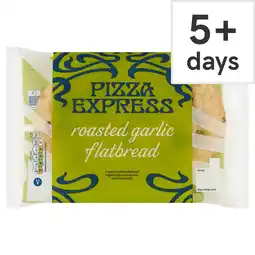 Tesco Pizza Express Roasted Garlic Flatbread 170g offer