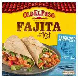 Tesco Old El Paso Extra Mild Fajita Dinner Kit 476G offer