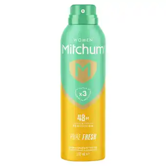 Tesco Mitchum Aerosol Pure Fresh 200Ml offer