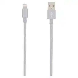 Tesco Tesco Lightning Charge & Sync Cable 15cm Grey offer
