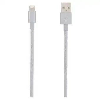 Tesco Tesco Lightning Charge & Sync Cable 15cm Grey offer