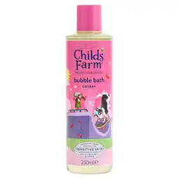 Tesco Childs Farm Bubble Bath Cherry 250ml offer