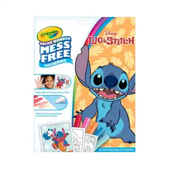Asda Crayola Lilo & Stitch Colour Wonder offer