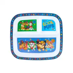 Asda Paw Patrol Paw Patrol Divided Plate offer