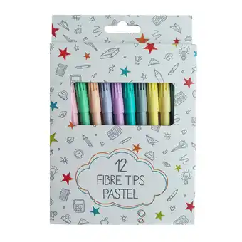 Asda ASDA Pastel Felt Tips 12 Pack offer