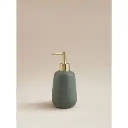 Asda George Home Green Sanctuary Stoneware Soap Dispenser offer