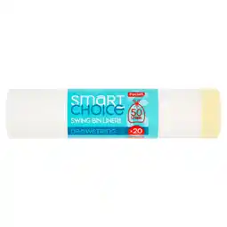 Asda Paclan Smart Choice 20 Swing Bin Liners Drawstring 50 Litres offer