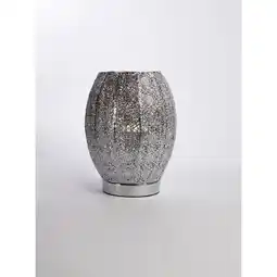Asda George Home Silver Toned Moroccan Table Lamp offer