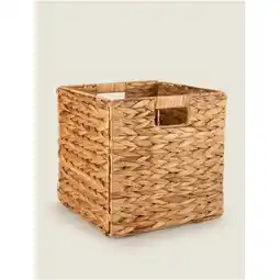 Asda George Home Natural Water Hyacinth Storage Basket offer