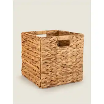 Asda George Home Natural Water Hyacinth Storage Basket offer