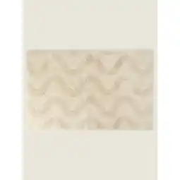 Asda George Home Cream Sculptured Wiggle Tufted Bath Mat offer