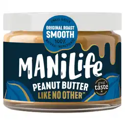 Asda Manlife Original Roast Smooth Peanut Butter 275g offer