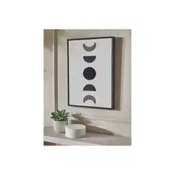Asda George Home Black Tufted Moon Phases Wall Art offer