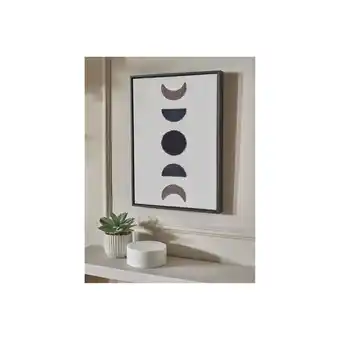 Asda George Home Black Tufted Moon Phases Wall Art offer