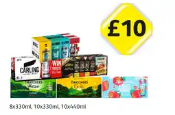 Londis Brewdog Variety, Carling, Kopparberg Variety, Thatchers Haze, Gold, Juicy Apple offer