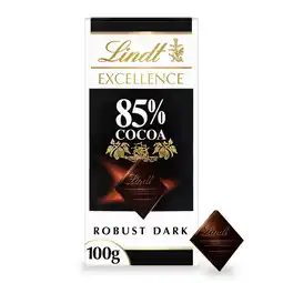 Tesco Lindt Excellence 85% Cocoa 100G offer