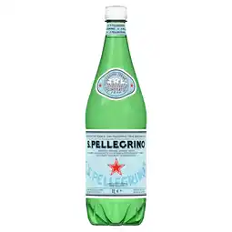 Tesco San Pellegrino Sparkling Natural Mineral Water 1L offer