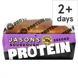 Tesco Jason's Protein Sourdough Sunflower Seeded Bread 580g offer
