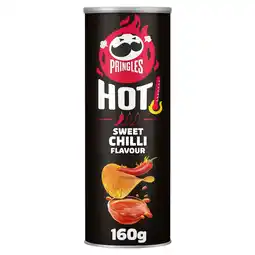 Tesco Pringles HOT Sweet Chilli Flavour 160g offer