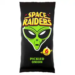Tesco Space Raiders Pickled Onion Flavoured Crisp 6X13g offer