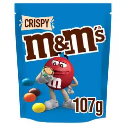 Tesco M&M's Crispy Milk Chocolate Bites 107g offer