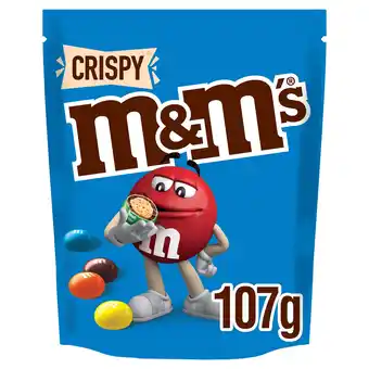 Tesco M&M's Crispy Milk Chocolate Bites 107g offer