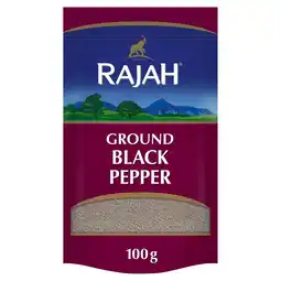 Tesco RAJAH GROUND BLACK PEPPER 100G offer