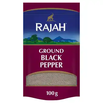 Tesco RAJAH GROUND BLACK PEPPER 100G offer