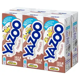 Tesco Yazoo No Added Sugar Chocolate Milk Drink 6 x 200ml offer