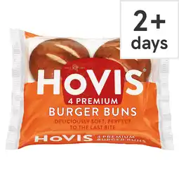 Tesco Hovis Premium Burger Buns 4 Pack offer