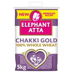 Tesco Elephant Atta Chakki Gold Chapatti Flour 5Kg offer
