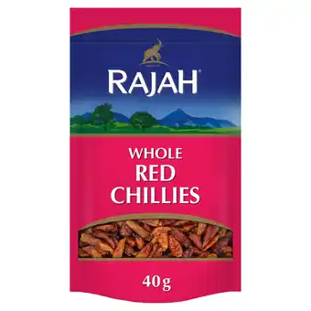 Tesco Rajah Whole Red Chillies 40g offer