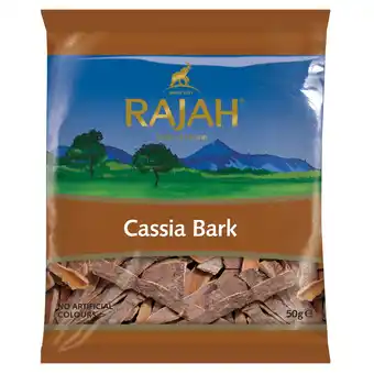 Tesco RAJAH CASSIA BARK 50G offer