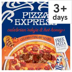 Tesco Pizza Express Calabrian 'Nduja & Hot Honey Pizza 385g offer