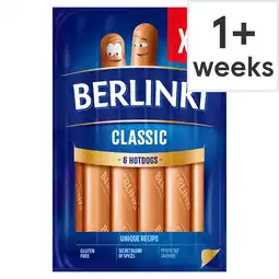 Tesco Berlinki Classic Hotdog 300g offer