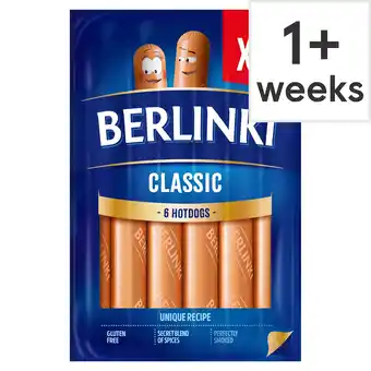 Tesco Berlinki Classic Hotdog 300g offer