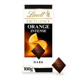 Tesco Lindt Excellence Dark Chocolate Bar - Orange Intense 100g offer