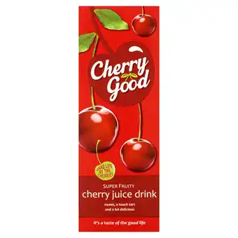 Tesco Cherrygood Cherry Juice Drink 1 Litre offer