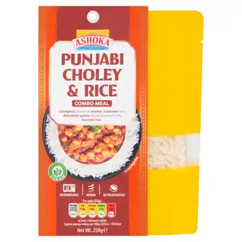 Tesco Ashoka Punjabi Choley & Rice 250g offer