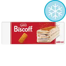 Tesco Lotus Biscoff Ice Cream Cake 650ml offer