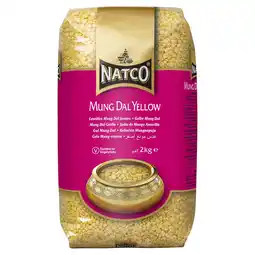 Tesco Natco Mung Dal Yellow 2Kg offer