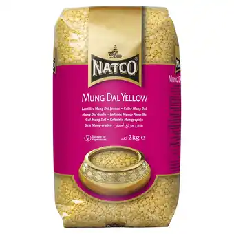 Tesco Natco Mung Dal Yellow 2Kg offer