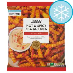 Tesco Tesco Hot & Spicy Zig Zag Fries 750g offer