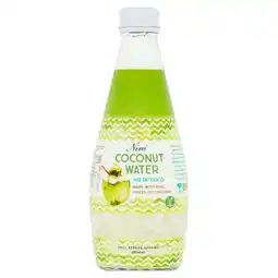 Tesco Niru Coconut Water With Real Pieces Of Coconut 290Ml offer