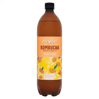 Tesco Nexba Kombucha Ginger & Lemon 1 Litre offer
