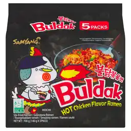 Tesco Buldak Samyang Hot Chicken Flavour Ramen 5x140g offer